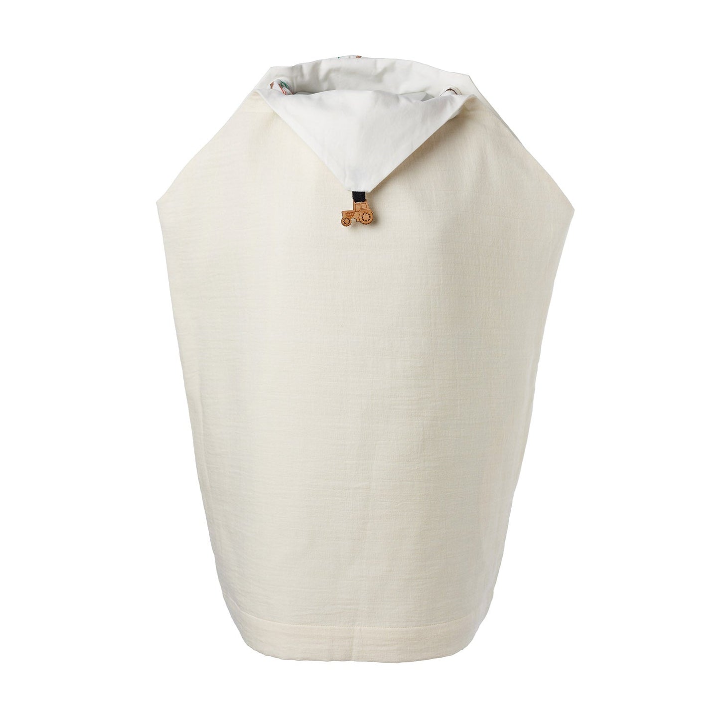 Girls' Off-White Handkerchief Dress