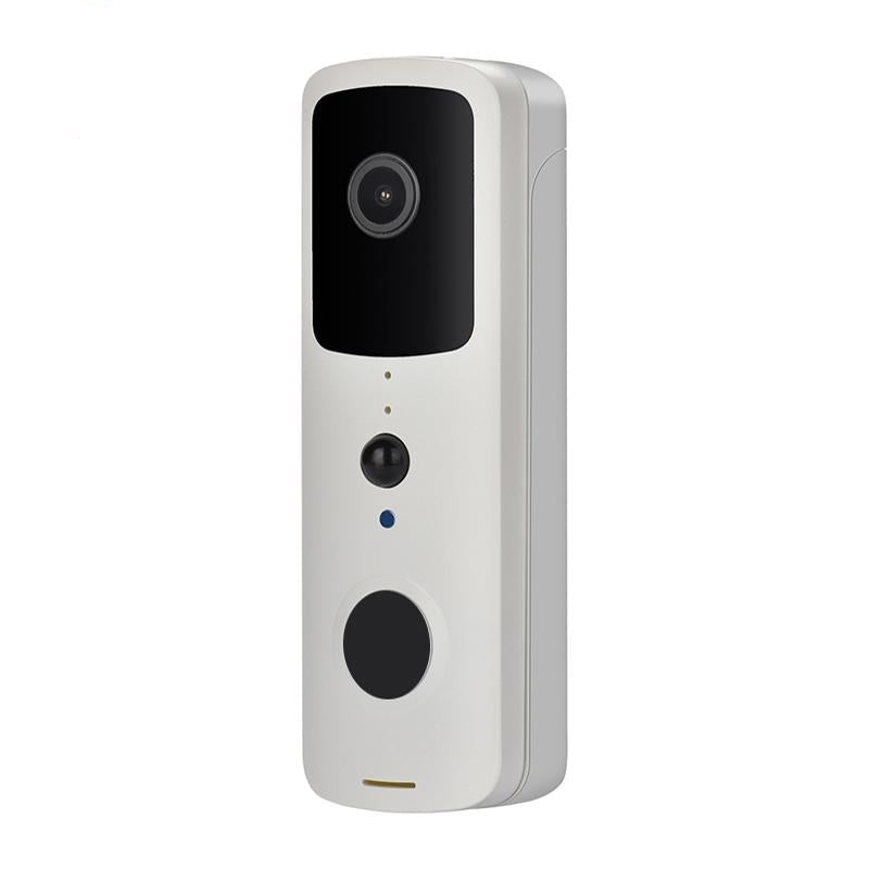 NNEDSZ Smart Wifi Video Doorbell With Two-Way Intercom & Night Vision - White